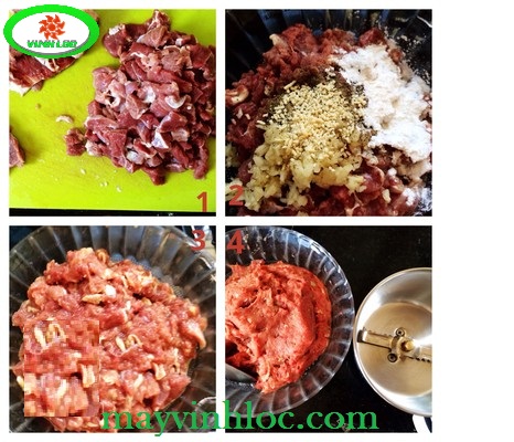 Cách làm bò viên giòn dai 03
