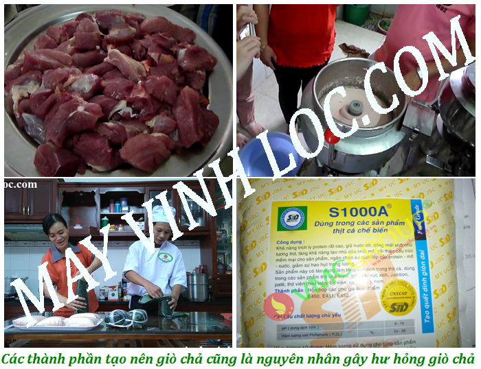 Nguyên nhân làm giò chả hư hỏng 01